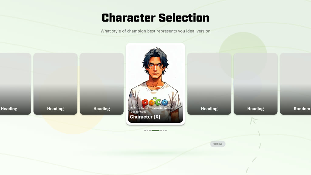 My Champion — character selection screen